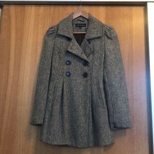 Wool Blend Coat Sz S